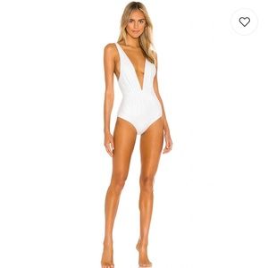TORI PRAVER ANDIE RIBBED ONE PIECE - SMALL